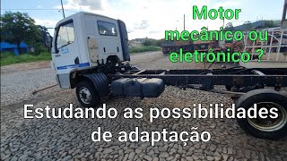 Mercedes Accelo 715 sem motor...Lavamos o chassis .. Estudando as possibilidades de adaptação ..