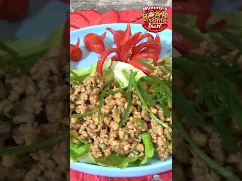 Mummy’s ROARsome Dish by Dr Nicole: Lettuce Wrap With Minced Meats
