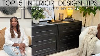 5 GAME CHANGING INTERIOR DESIGN TIPS THAT CHANGED MY HOME // NITA'S HOME DECOR