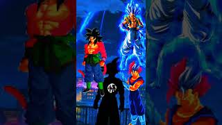 Goku AF vs Gogeta and vegito(ALL forms)whoisstrongest goku dragonball slashortshorts