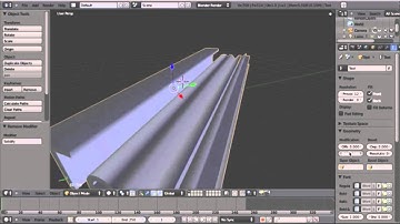 How to-1st Tutorial -Blender 2.5 3D Text