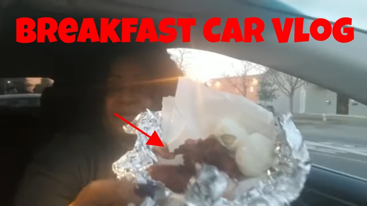 Car Vlog &eating Turkey sausage/bacon &eggs - YouTube