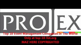 Thumbnail Top 10 Event Management Companies In The World
