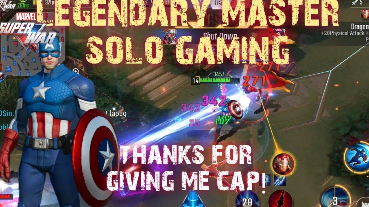 MARVEL SUPER WAR: Ranking Up with Captain America - Power Core+Build