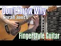 Don't Know Why - Norah Jones - Fingerstyle Guitar - Susumu Nagase - #guitar #jazz #maton #acoustic