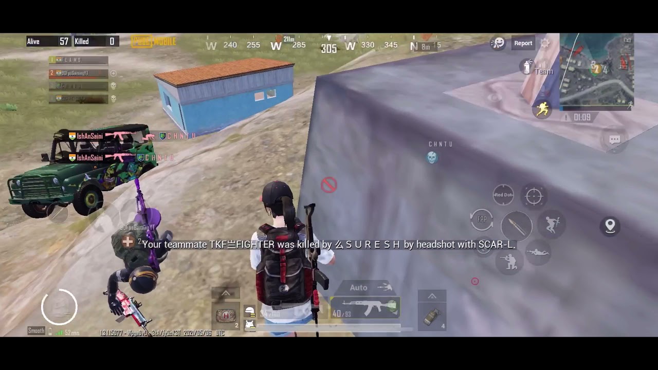 1HP 1V4 CLUTCH | 2THUMB GYRO | PUBG