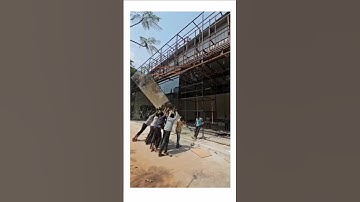 🏗️ Installing a Massive Glass Panel – Watch the Process! 🏢✨#GlassInstallation #ConstructionProcess