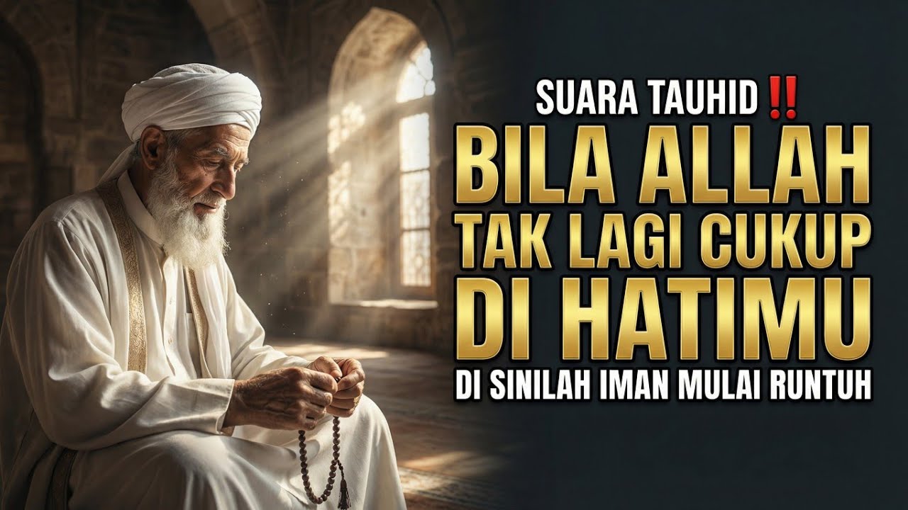 SUARA TAUHID ‼️ BILA ALLAH TAK LAGI CUKUP DI HATIMU, DI SINILAH IMAN MULAI RUNTUH