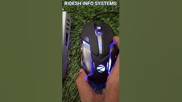 Best Gaming Keyboard With Mouse Zebronics Zeb-Transformer Combo (Ridesh Info System )