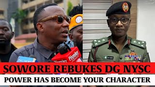 Sowore, Others Protest Withholding Of Corps Member, Raye's Certificate For Criticising Tinubu