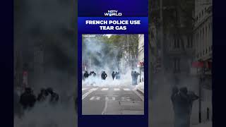 French Protesters Kick Burning Tear Gas Canisters at Charging Police | NDTV World