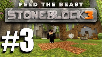 Smeltery and Crushing Wheels | FTB StoneBlock 3 - Ep 3 | Modded Minecraft 1.18.2