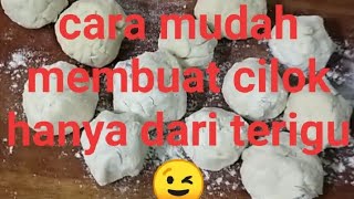Cara mudah membuat cilok hanya dengan terigu