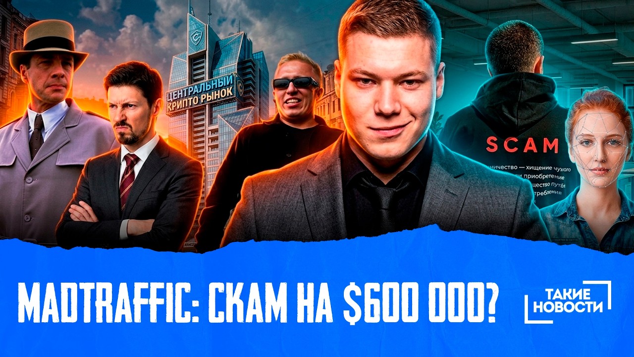 ⚡ТАКИЕ НОВОСТИ #97: MadTraffic — скам на $600 000 или недоразумение?