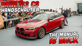 473 Horsepower, RWD, and Stick Shift: A Look at the BMW M3 CS Handschalter's Styling