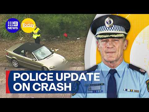 NSW Police Assistant Commissioner provides update on Newcastle crash | 9 News Australia