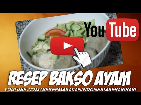 👩‍🍳resep-cara-membuat-bakso-ayam-kenyal-ueeenaaak👨‍🍳