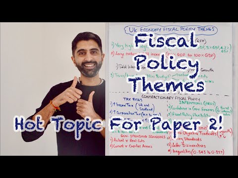 UK Fiscal Policy Themes - HOT TOPIC for Paper 2! Must Watch 🔥