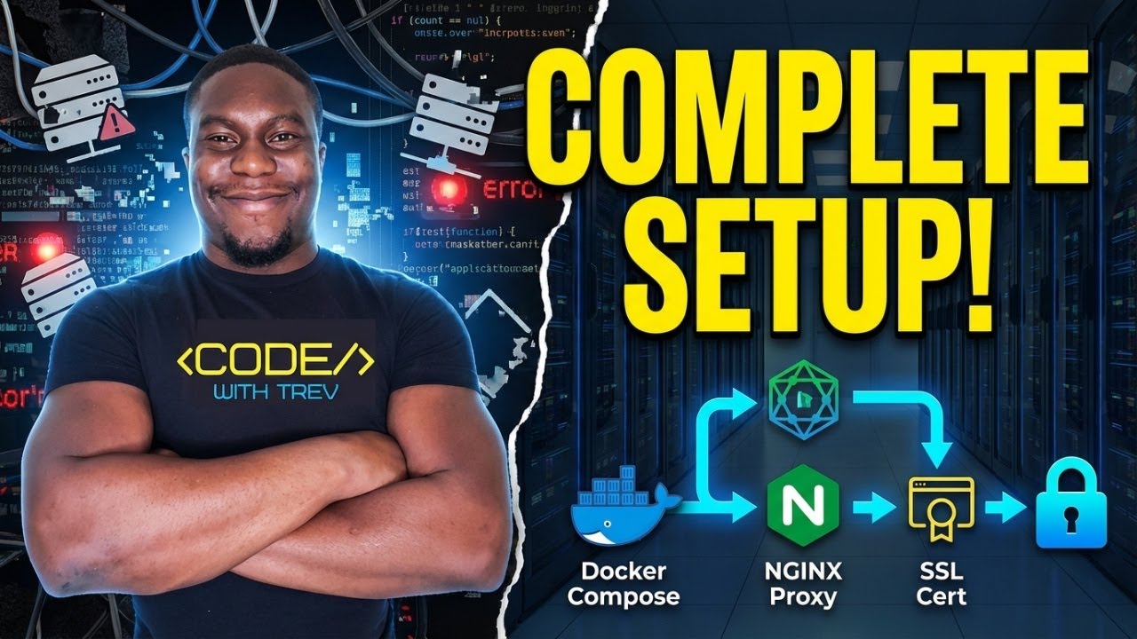 Docker Compose, NGINX & SSL Termination: The Complete Setup - YouTube
