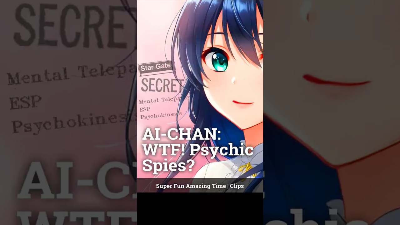 I Asked An AI Girl About the CIA's Psychic Spies... This is What She Found. 😨 | CLIP