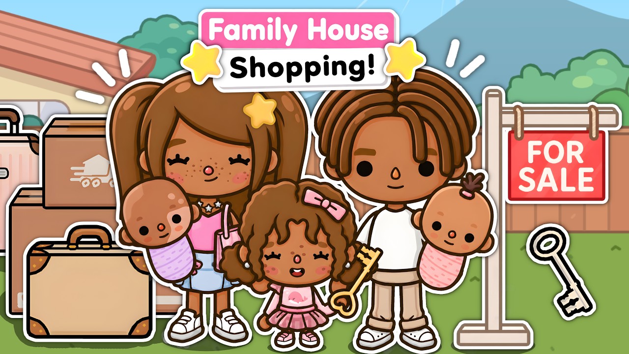 WE WENT HOUSE SHOPPING in Toca Life World!⭐ (Toca Boca)