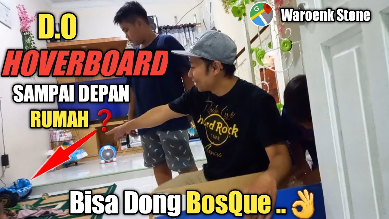 WAROENK STONE || D.O Hoverboard ke rumah bu ASRI mama ZAKI || GRAND CIKARANG CITY
