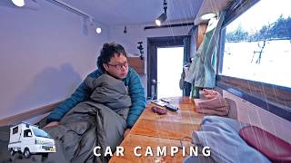 [Winter car camping] A rainy and snowy night. Light truck camper. 201 by 旅する家の物語 118,503 views 1 month ago 28 minutes