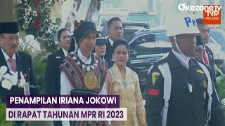Penampilan Memukau Iriana Jokowi Pakai Kebaya Kuning Nan Elegan Di Rapat Tahunan Mpr Ri 2023