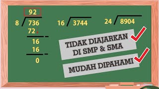 Soal Pembagian Bersusun | Cara Menghitung Pembagian Porogapit Mudah