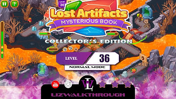 Lost Artifacts 6 - Level 36 - Mysterious Book - Normal Mode
