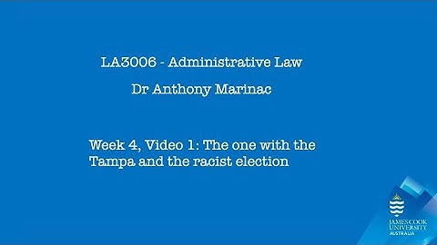 Admin Law 2023, Week 4 Video 1 - Narrow Ultra Vires