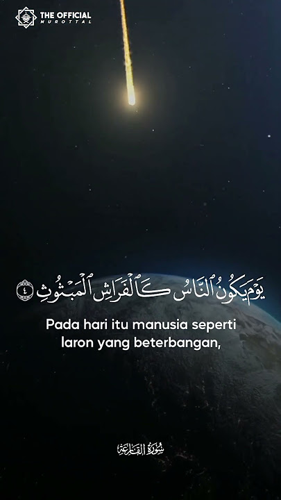Surat AL - Qoriah‏Hari Kiamat #story #hari #kiamat #suratalqoriah #islam #merdu