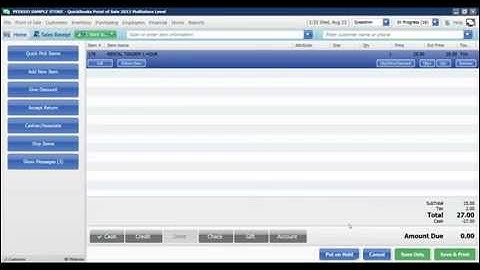 QUICKBOOKS POINT OF SALE: ADD OR EDIT A RECEIPT MESSAGE