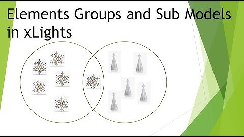 Creating Groups and SubModels in xLights