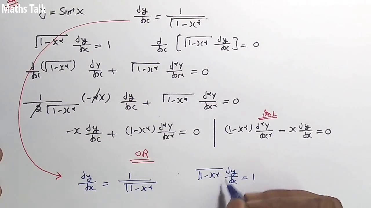 Q Second Order Derivative 2 (Differentiation) - YouTube