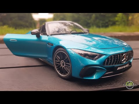 Der 1/18 Mercedes-AMG SL63 (R232) von iScale | Modellauto Neuheit 2022