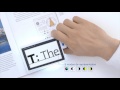 Loupe vido tactile mobilux digital touch  aide  la lecture pour malvoyants