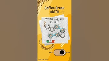 Coffee Break Math Puzzle | Gear Logic Challenge ⚙️ #GearPuzzle #LogicChallenge