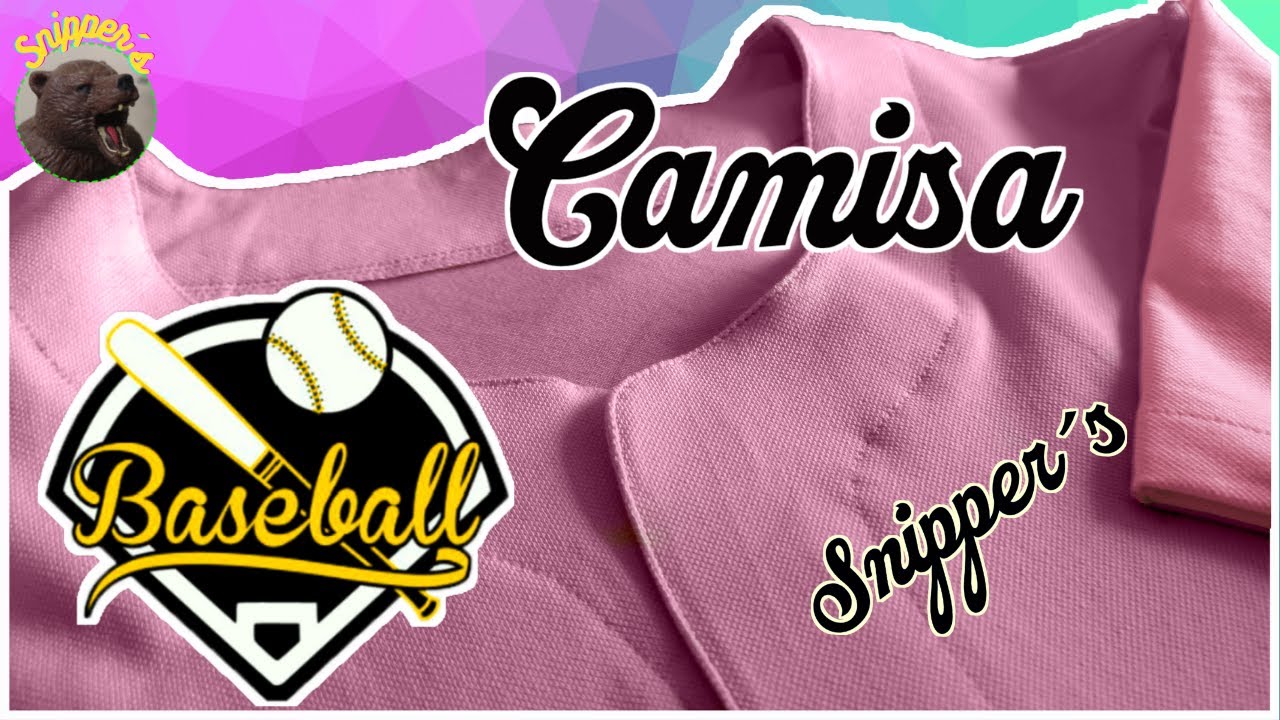 CAMISA BEISBOLERA desde CERO | Técnicas de costura profesionales ✂️