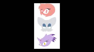 Amy Rose, Rouge The Bat, Blaze The Cat Edit.