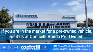🚗 Why Honda's Certified Pre-Owned Program is a GAME CHANGER at Conicelli Honda Pre-Owned! 🔥