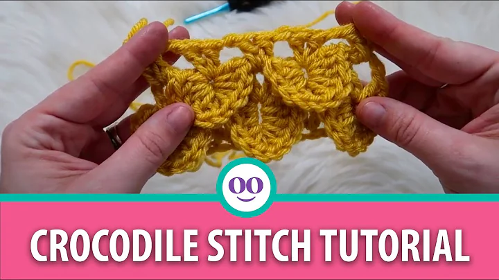 Learn Crocodile Stitch for Beautiful Crochet Projects