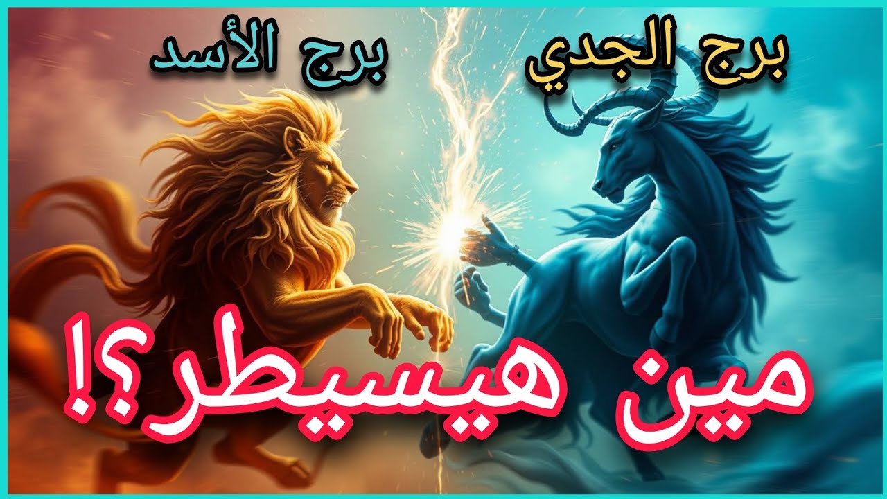توافق برج الاسد وبرج الجدي 🤔 | نار ولا أستقرار ؟!