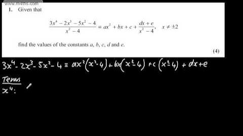 q1 Core 3 C3 Edexcel June 2013 Past Paper A2 maths standard paper