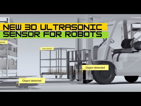 New 3D Ultrasonic Sensor for Robots
