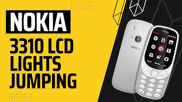 Nokia 3310 (TA 1030) Lcd Light Jumping Black Display Solutions