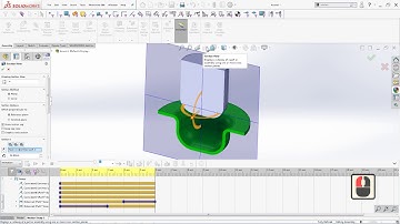 Deep Drawing Process Animation With solidworks