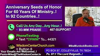 Mon, June. 15 - Worship With Mike Murdock..!!