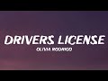 Olivia rodrigo  drivers license lyrics