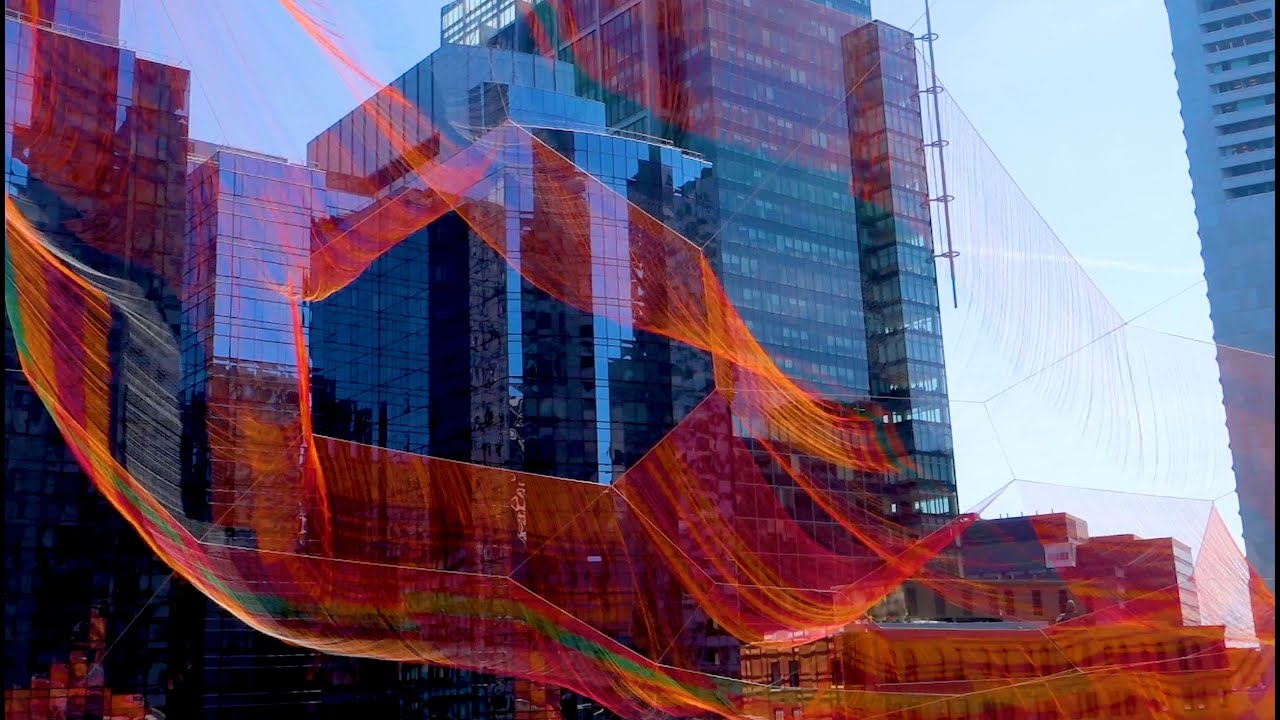 Sky Sculpture, Boston Greenway 2015 - Janet Echelman - YouTube